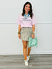 Leopard Print Skort (Reg. and Plus)