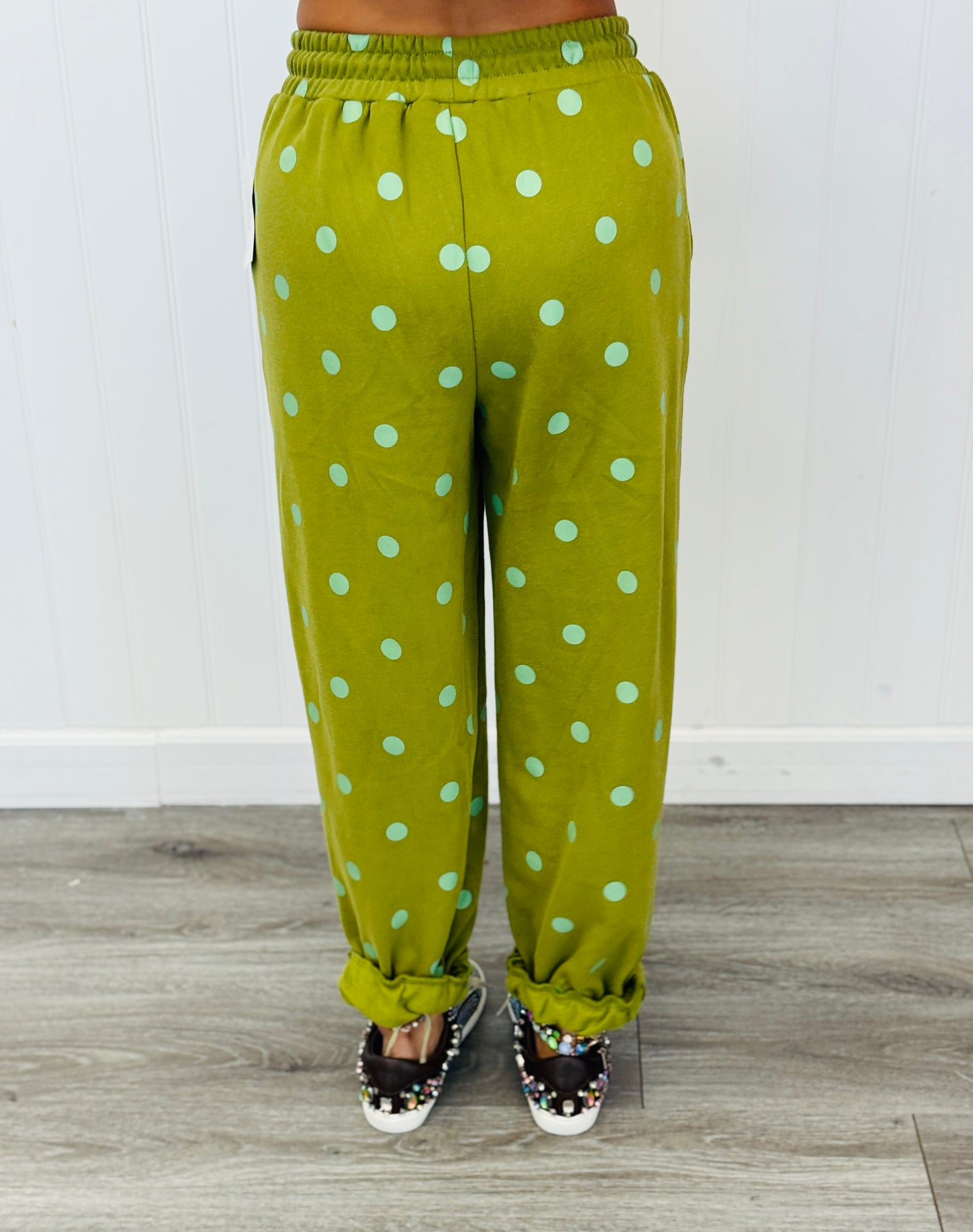 Playful Polka Dot Jogger Pants (Reg.) - 4 Colors