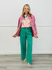 Queen Of Sparkles Green Multi Rhinestone Jeans (Reg. and Plus)
