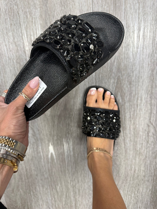 Black Glitz & Glam Slides