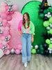 Queen Of Sparkles Licensed Green & Pink Character Profile 'Wicked' Sweatshirt (Reg. and Plus)