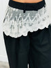Black Lace Pants (Reg.)