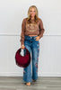 Savannah Sunset Embroidered Denim Pants (Reg.)