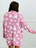 Pink Ghost Cloud Cardigan (One Size & Plus)