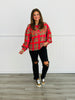 Queen Of Sparkles Red Plaid 'Merry' Sweatshirt (Reg. & Plus)