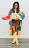POL Color Block Longline Sweater Cardigan (Reg.)