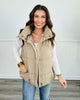 Zesty Zip-Up Puffer Vest (Reg)-5 Colors