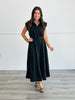 Black All About Me Midi Dress (Reg)