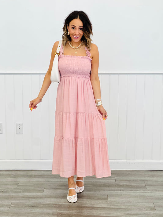 Pink Stone Caribbean Nights Maxi Dress (Reg.)