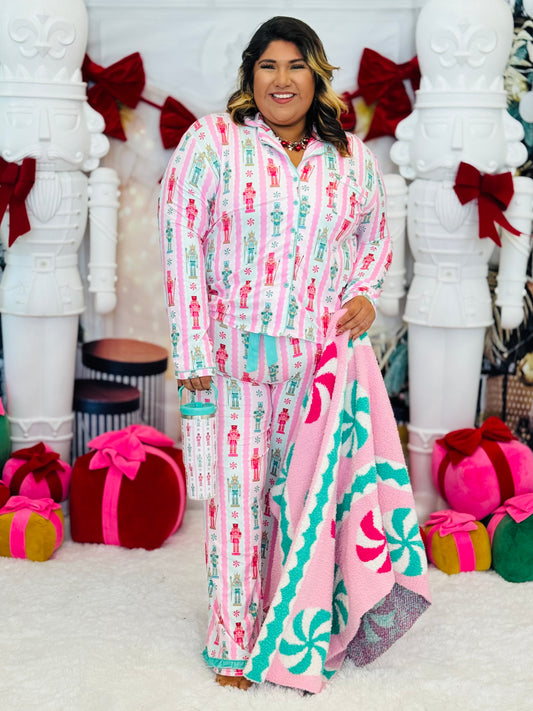 Nutcracker Magic Ruffle Pajama Set (Reg. and Plus)