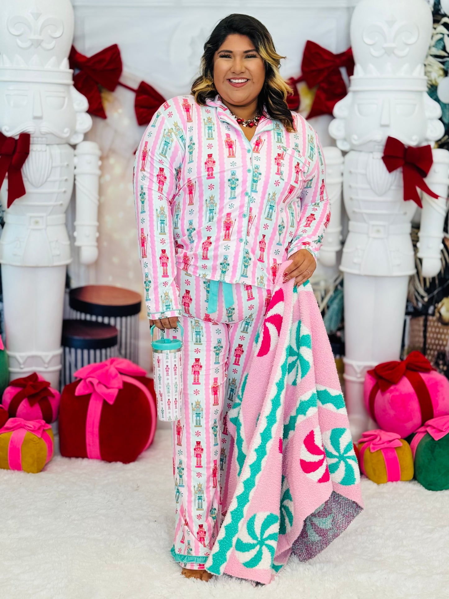 Nutcracker Magic Ruffle Pajama Set (Reg. and Plus)