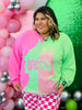 Queen Of Sparkles Licensed Green & Pink Character Profile 'Wicked' Sweatshirt (Reg. and Plus)