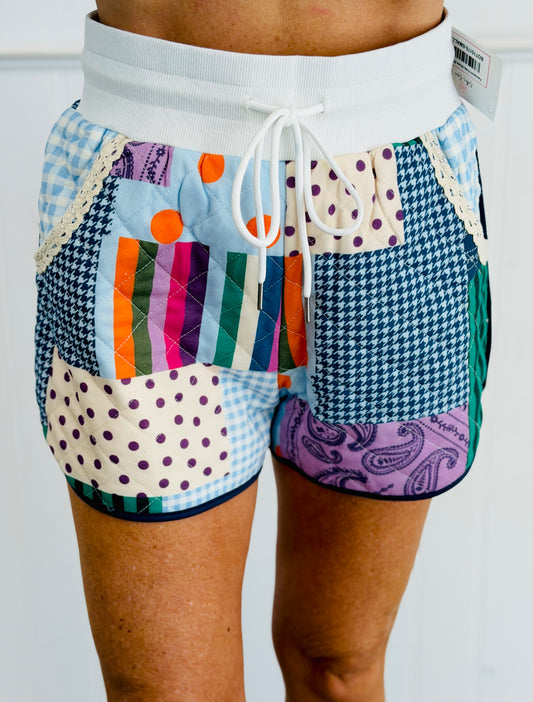 Patchwork Pretty Shorts (Reg. and Plus)
