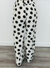 White/Black Polka Dot Pocket Pants (Reg.)