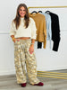 Rolled Collar Loose Knit Sweater Top (Reg.) - 4 Colors