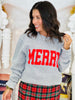 Heather Grey Merry Sweatshirt (Reg. and Plus)