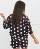 Brown Polka Dot Sweatshirt & Shorts Set (Reg & Plus)