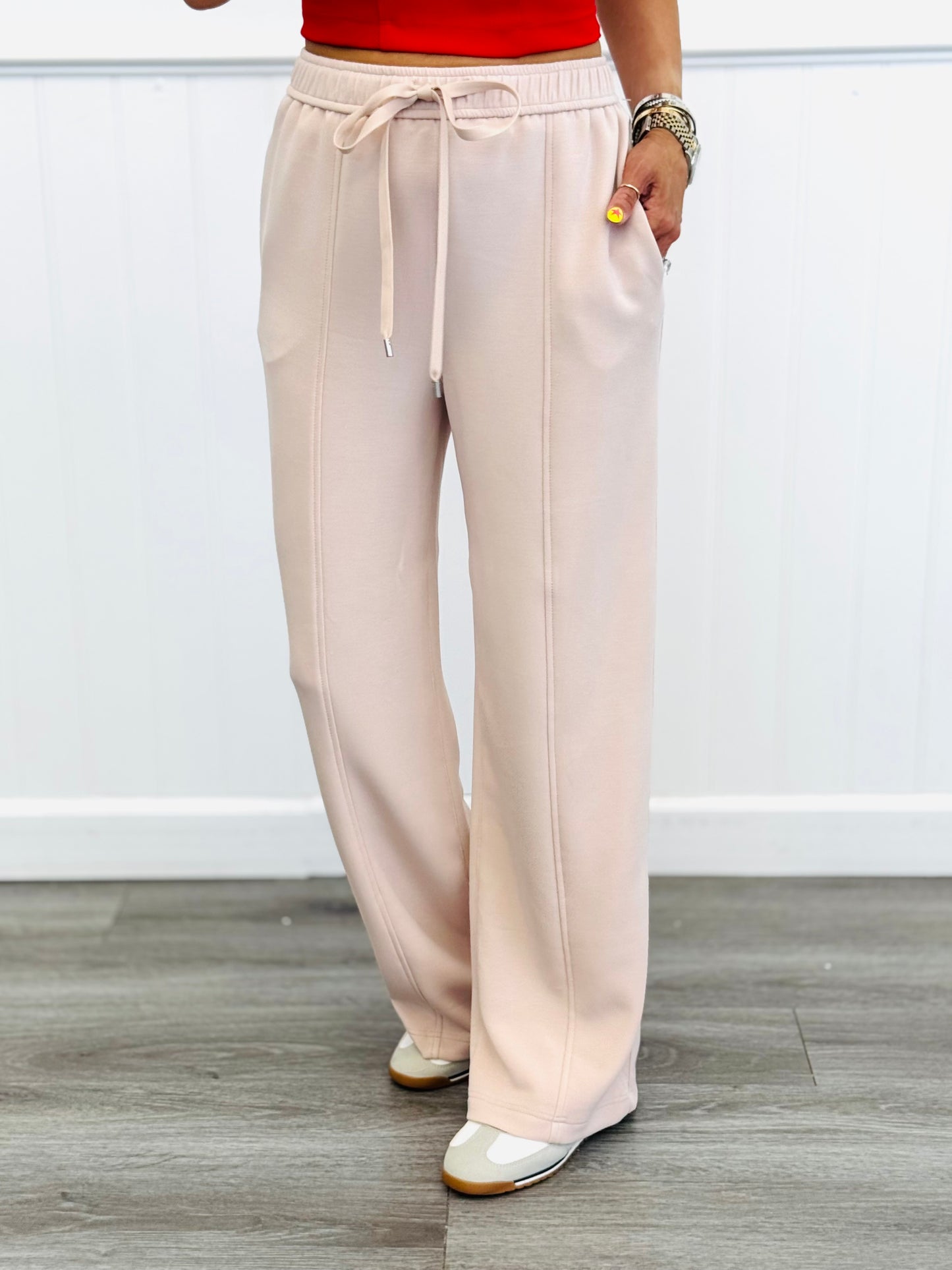 Pale Blush Soft Modal Pants (Reg.)