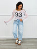 93 Contrast Edge Sweater (Reg.)- 2 Colors