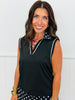 After Dark Polka Dot Everyday Polo Tank (Reg. and Plus)