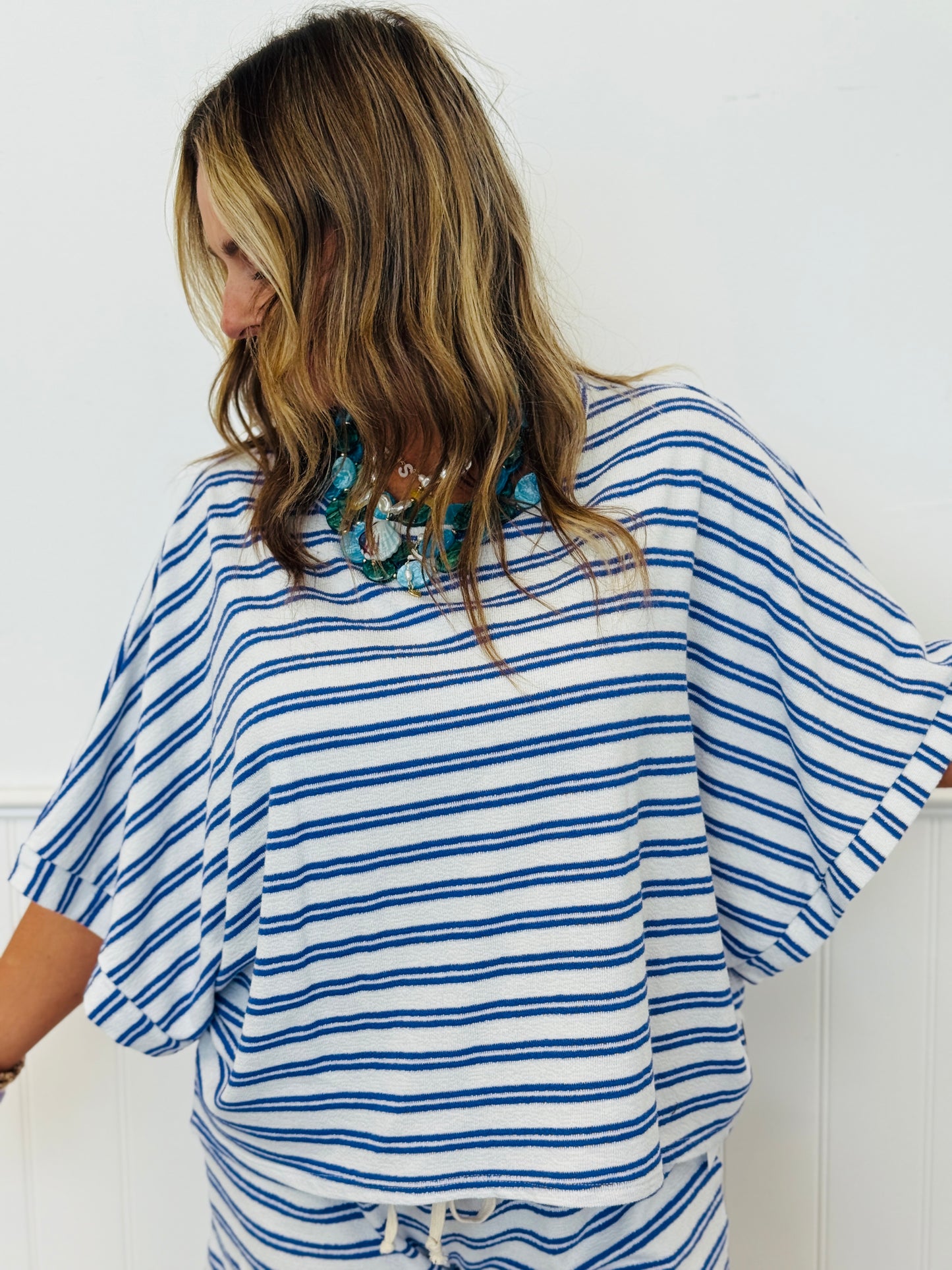 Striped Terry Cloth Top (Reg.) - 2 Colors