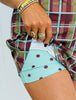 Plaid/Polka Dot Mini Dress (Reg.)