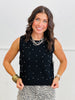 Black Dazzle Sweater Top (Reg)