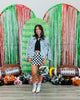 Embroidered Footballs Denim Jacket (Reg.)