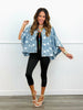 Denim Polka Dot Cape Jacket (Reg.)