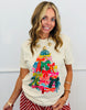 All Tied Up Christmas Graphic Tee (Reg. and Plus)