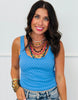 Polka Dot Contemporary Tank Top (One Size)-7 Colors