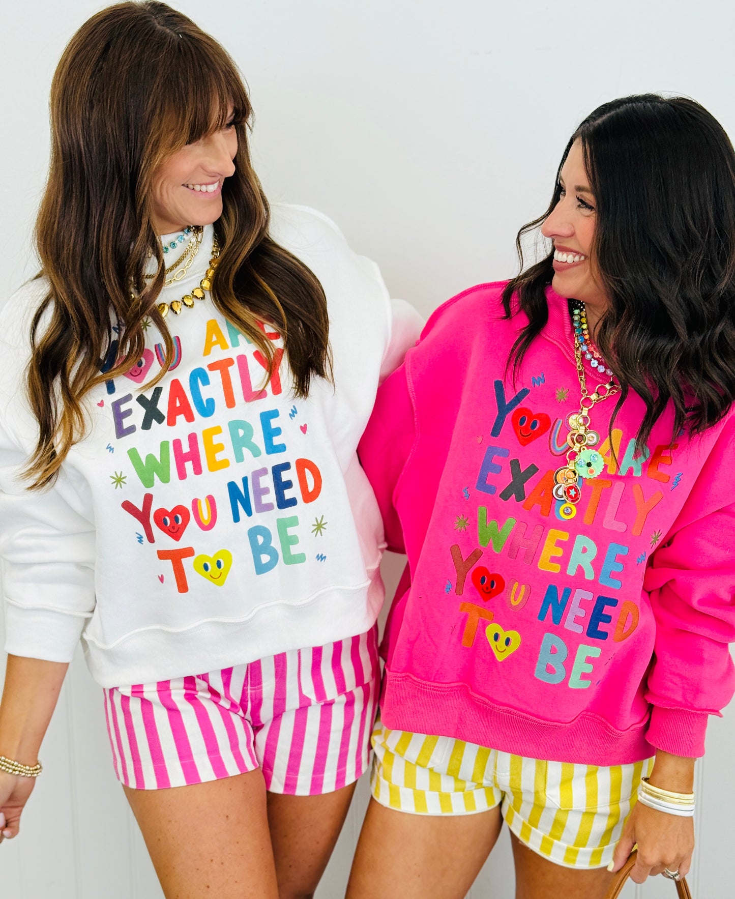 Exactly Where You Need To Be Reversible Sweatshirt (Reg.)-2 Colors