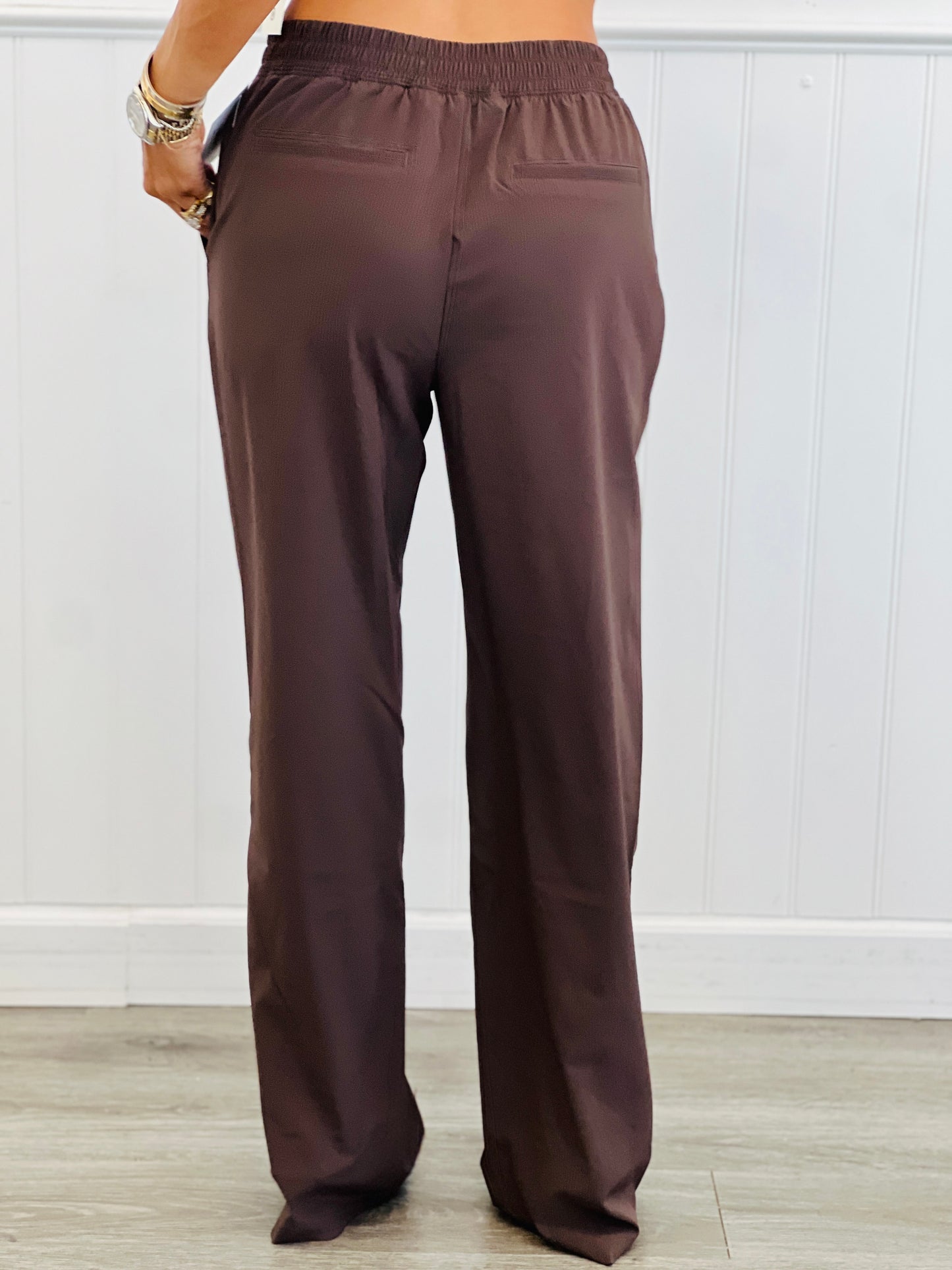 Crinkle Woven Pants (Reg & Plus)-2 Colors