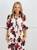 Brown Multi Animal Print Shirt & Pants Set (Reg & Plus)