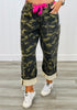 Camo Braided Waist Belt Pants (Reg & Plus)