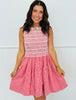 Red Gingham Sleeveless Mini Dress (Reg. and Plus)