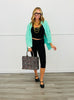 Black Ribbed Tank Top & Capri Pants Set (Reg.)