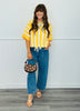 Striped Sensation Pullover Top (Reg.)-2 Colors