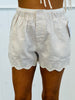 Embroidered Checkered Boxer Shorts (Reg.)-3 Colors