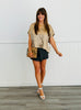 Metallic Floral Jacquard Satin Blouse (Reg. and Plus)