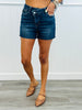 Judy Blue Looking Up Criss-Cross Shorts (Reg. and Plus)