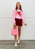 Metallic Red Cupid Sweatshirt (Reg. and Plus)