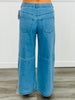 Light Blue Studded Ankle Pants (Reg.)