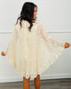 Ivory Lace Cape Mini Dress (Reg.)