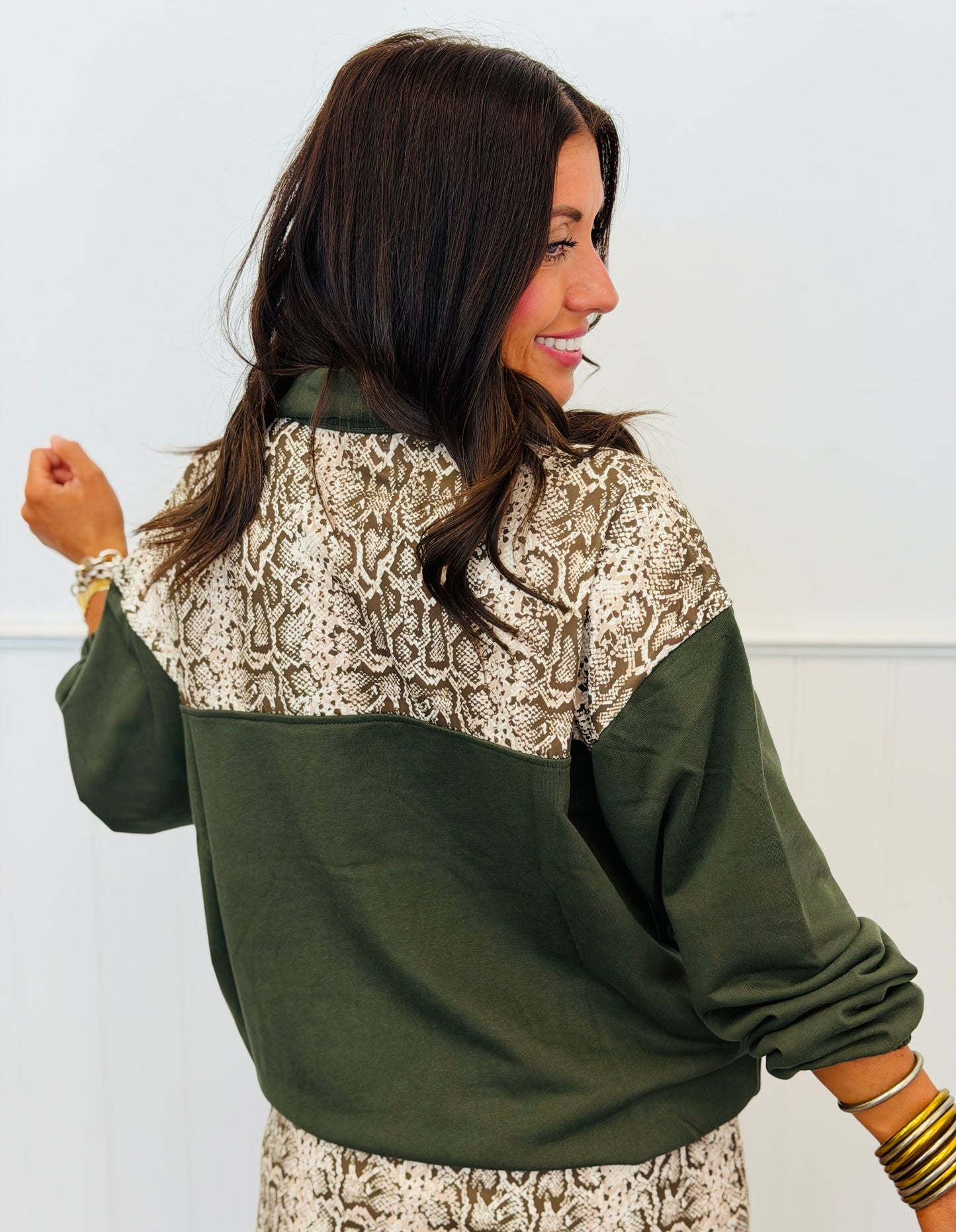 Sylvie Snake Mia Pullover (Reg. and Plus)