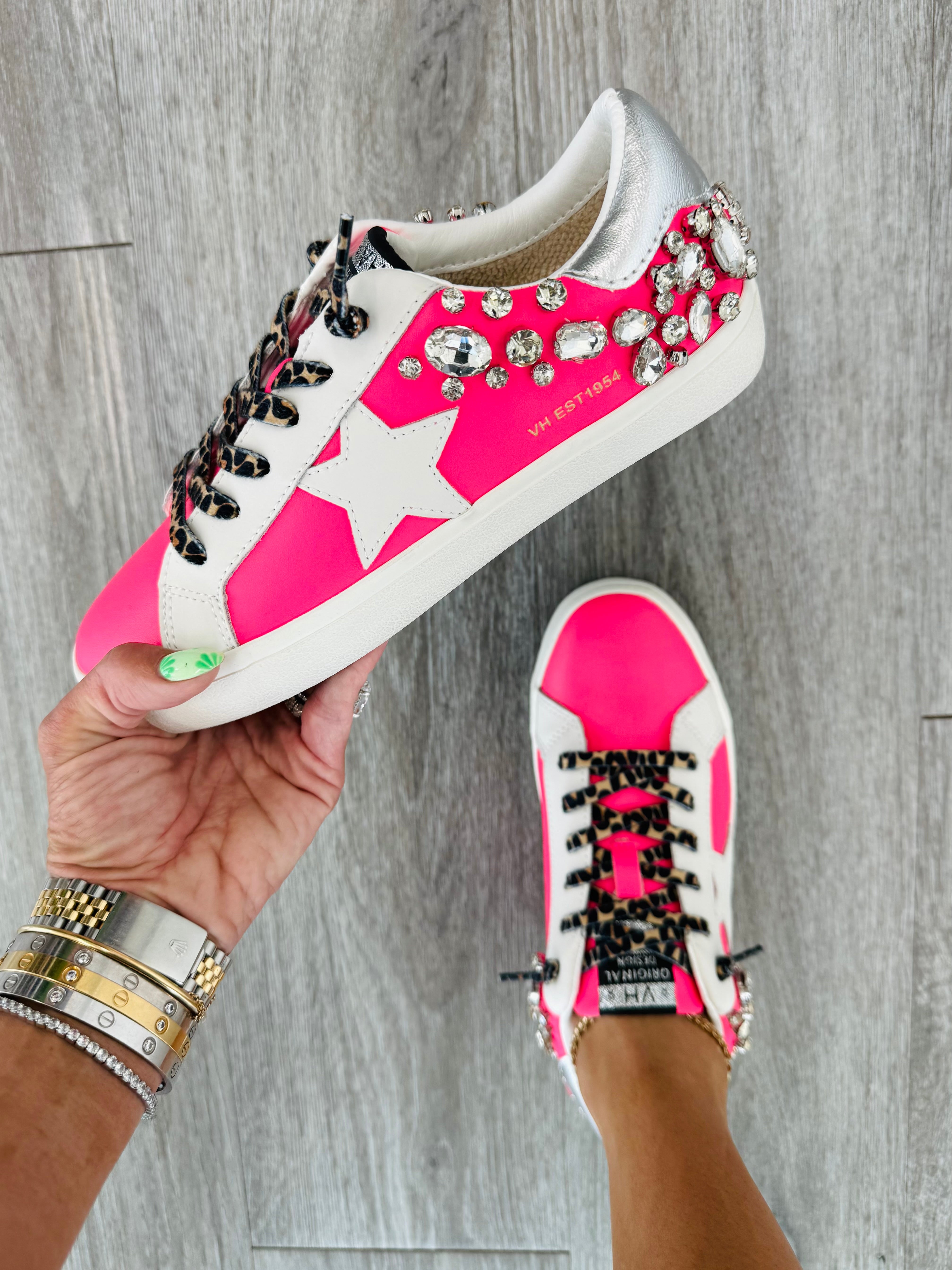 VH x WR Born To Shine Crystal Sneakers – Walker Rose Boutique