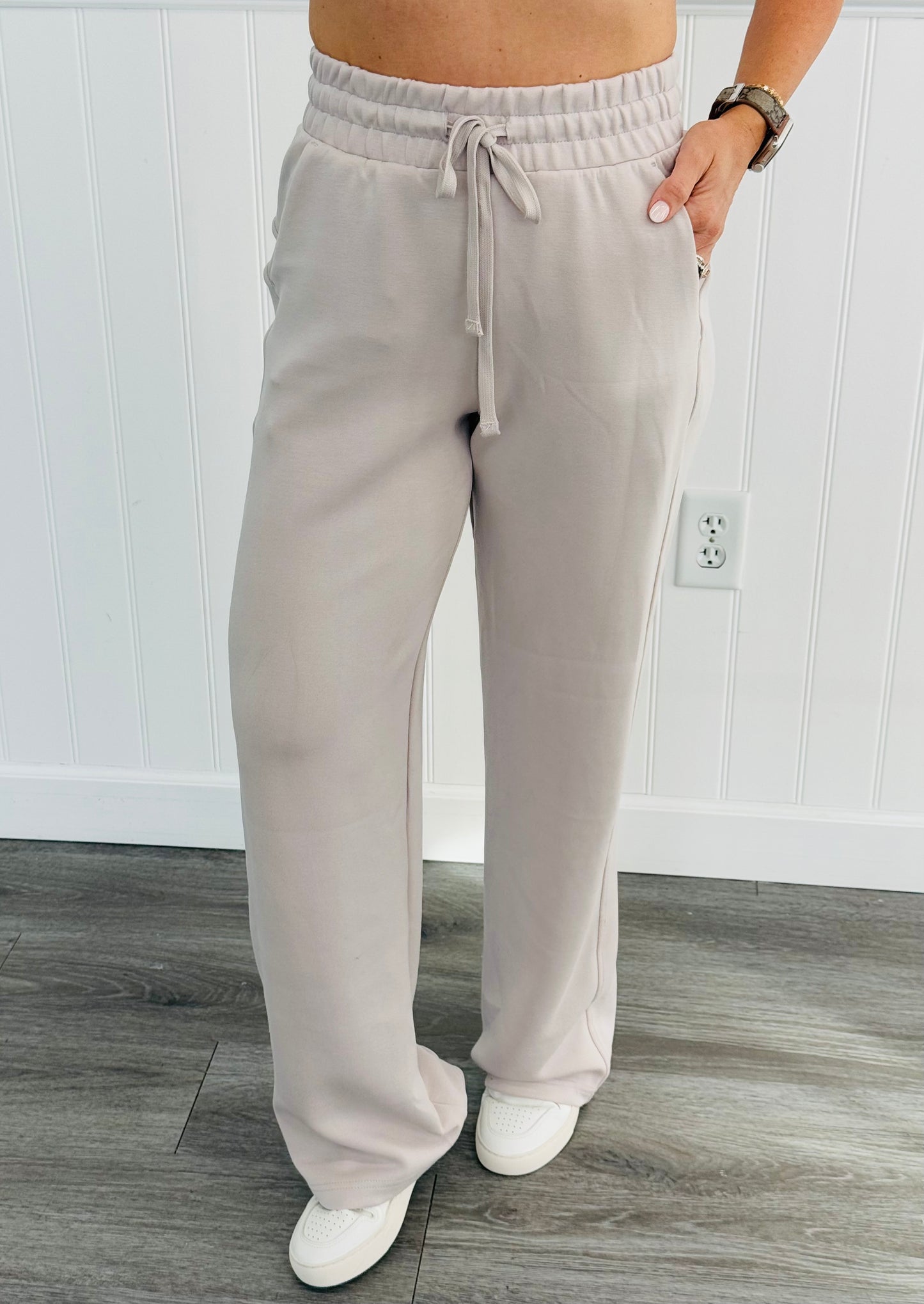 Modal Pocket Straight Pants (Reg. and Plus) - 5 Colors