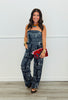 Navy Paisley Print Palazzo Jumpsuit (Reg.)