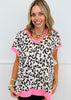 Ivory Leopard Urban Rib Top (Reg & Plus)