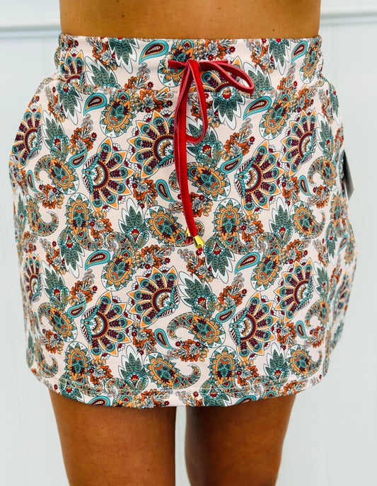 Magnolia Paisley Skort (Reg. and Plus)